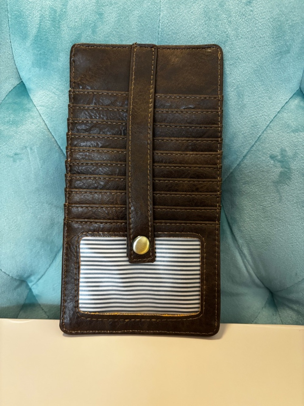 Joy Susan Kara Vegan Leather Card Holder Wallet